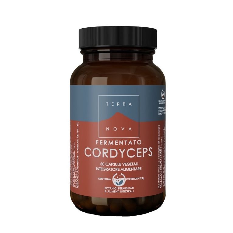 terranova cordyceps fermentato 50 capsule vegetali da 350 mg