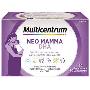 MULTICENTRUM NEO MAMMA DHA 30 COMPRESSE + 30 CAPSULE MOLLI
