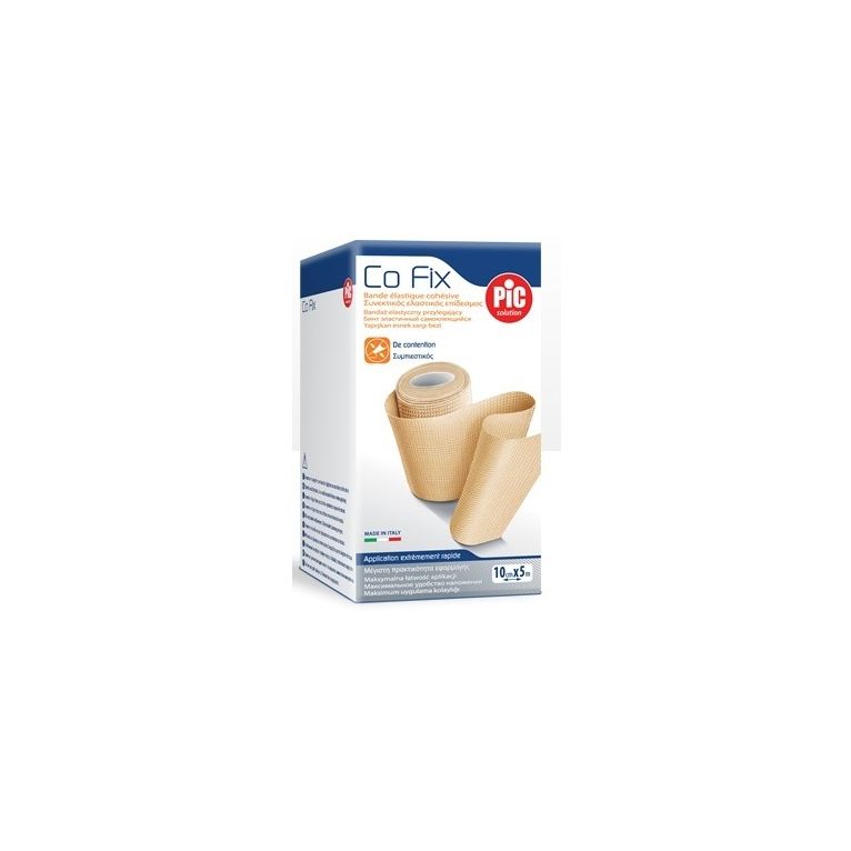 benda elastica pic co fix autoadesiva 10x5cm medium astuccio