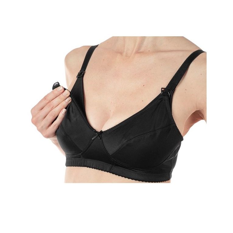 mammy reggiseno microfibra allattamento black 3d