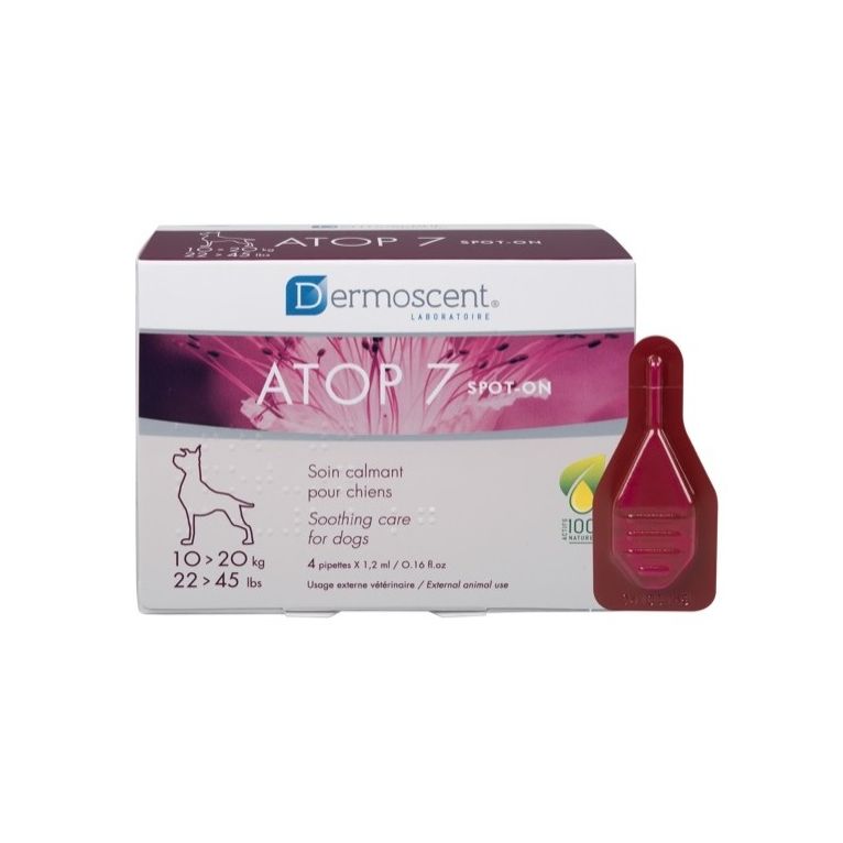 atop 7 spot-on dogs&cats 10-20 kg 4 pipette x 1,2 ml