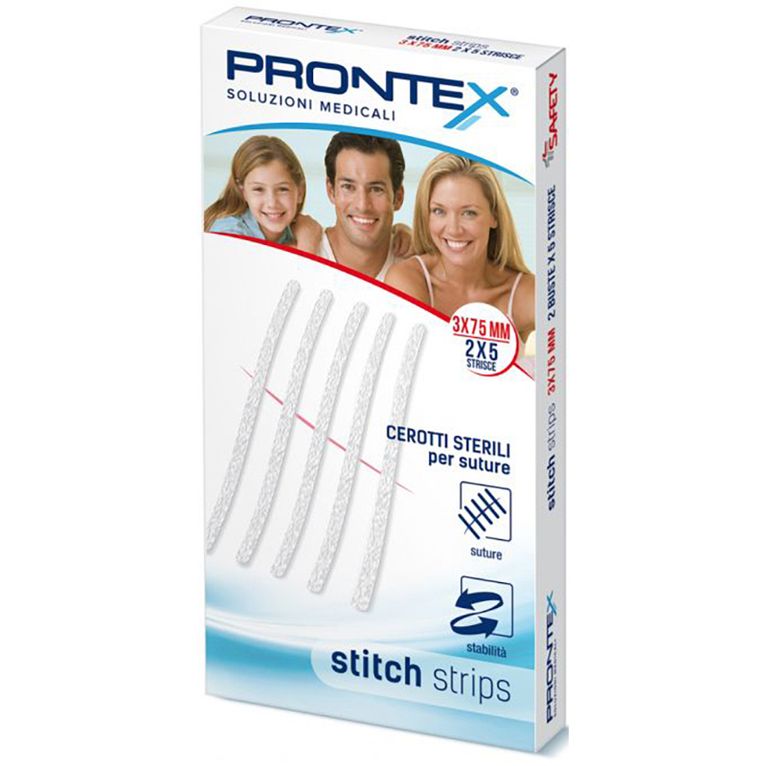 prontex stitch strips 3x75 10 pezzi