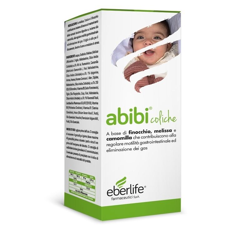 abibi coliche 6 ml senza glutine naturalmente privo di lattosio
