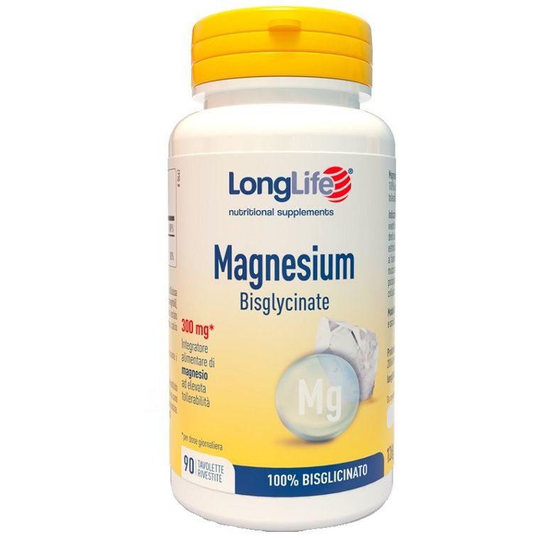 longlife magnesium bisglycinate 90 tavolette