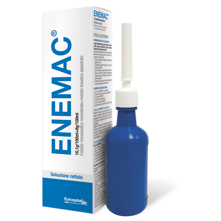 enemac 1 flacone 130 ml 16,1 g/100 ml + 6 g/100 ml soluz rett