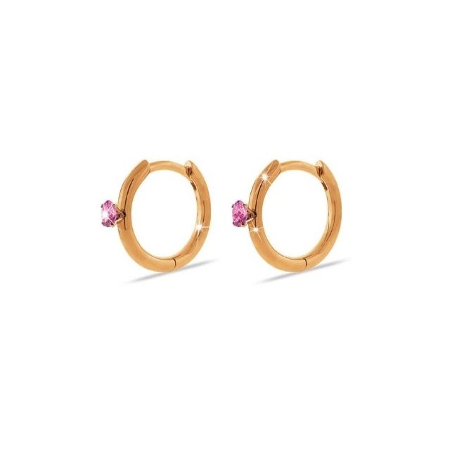 orecchino-mj-post-335-cerchietto-oro-rosa-con-zircone-rosa