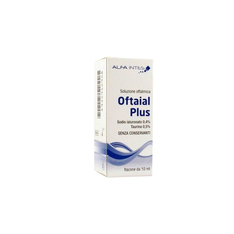 soluzione oftalmica oftaial plus acido ialuronico 0,4% e taurina 10ml