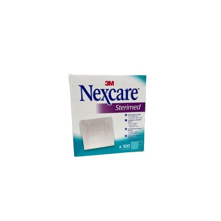 garza compressa sterimed nexcare in cotone idrofilo 20 filimultilingual 100 pezzi