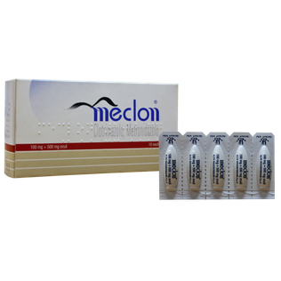 MECLON 10 ovuli vag 100 mg + 500 mg