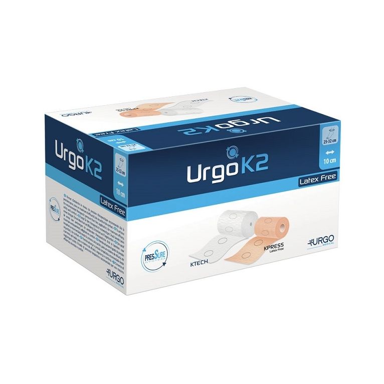 bendaggio urgok2 latex free kit bendaggio t2 caviglia 25-322 pezzi 10 cm