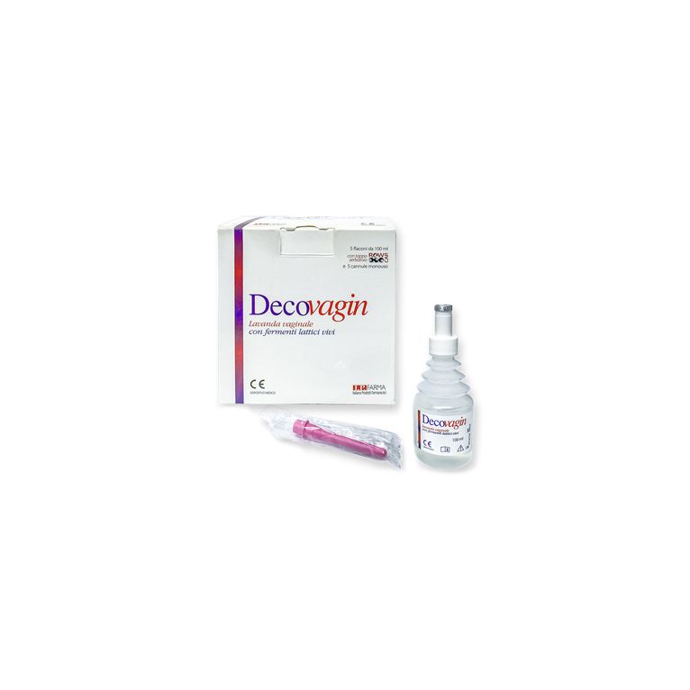 decovagin 5 flaconi da 100 ml + 5 cannule monouso