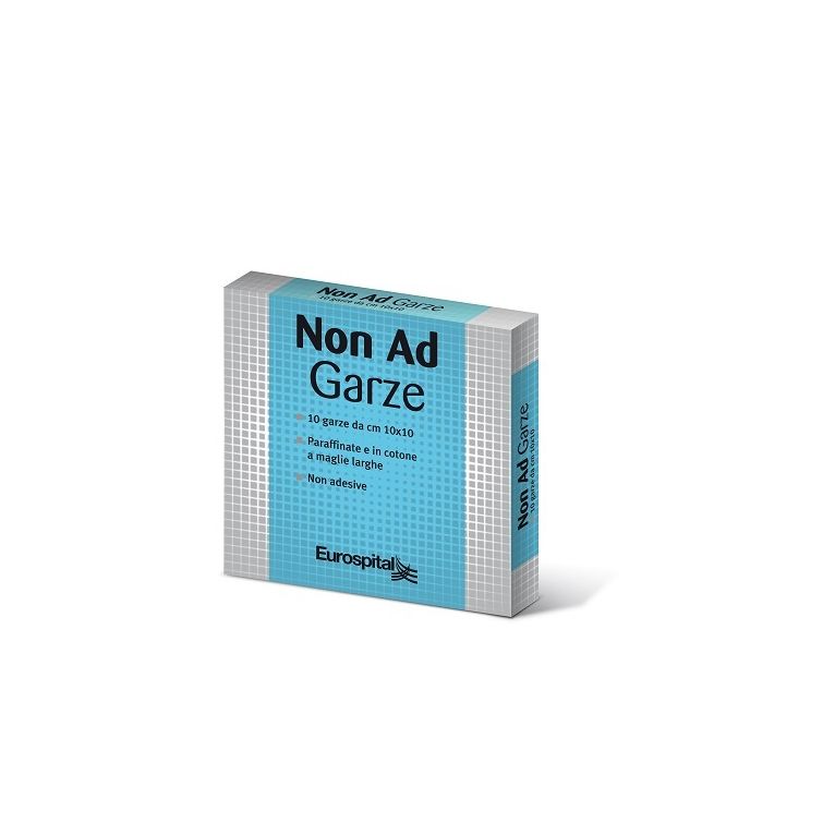 garza paraffinata non ad 10x10 cm 10 pezzi