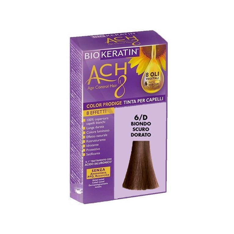 biokeratin ach8 color prodige 6/d biondo scuro dorato
