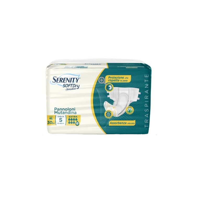 serenity pannolone mutandina sd sensitive extra taglia l 30pezzi