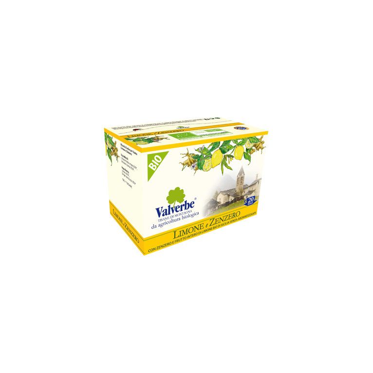 tisana limone/zenzero bio 20 filtri