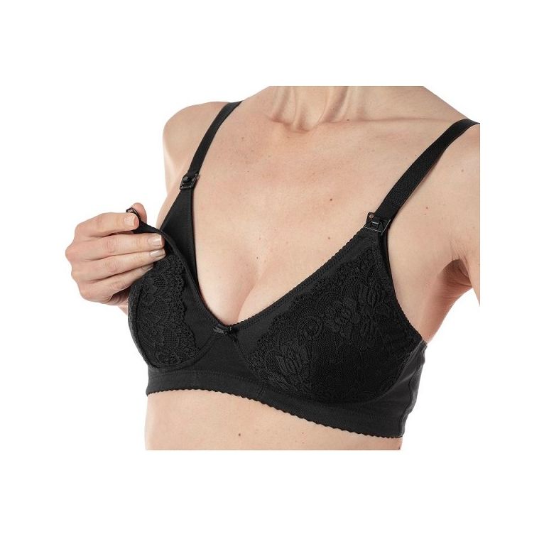 mammy reggiseno cotone allattamento black 6c