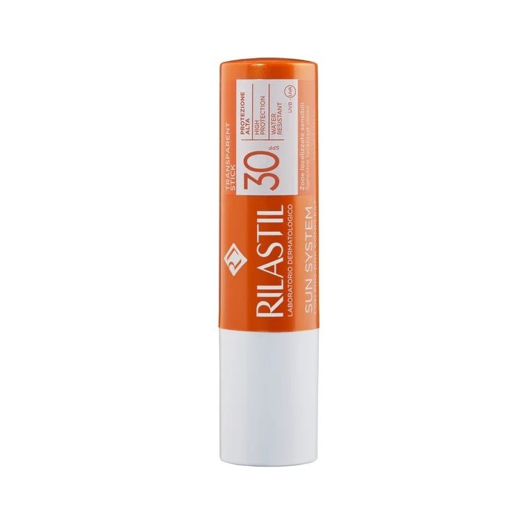 rilastil sun system photo protection terapy stick transparente spf 30 4 ml