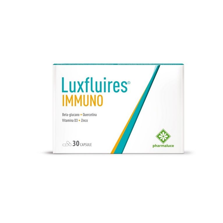 luxfluires immuno 30 capsule da 736mg senza glutine naturalmente privo di lattosio