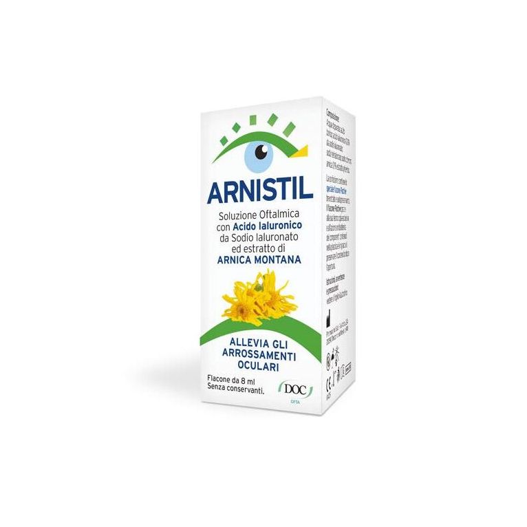 arnistil soluzione oftalmica acido ialuronico 0,2% + estratto di arnica montana 0,1% flacone 8 ml