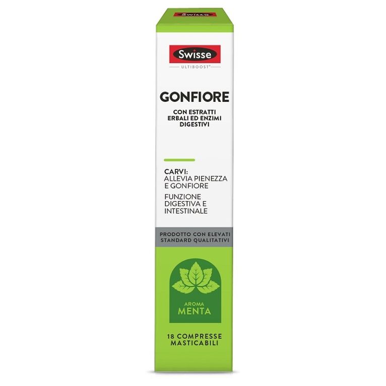 swisse gonfiore 18 compresse masticabili