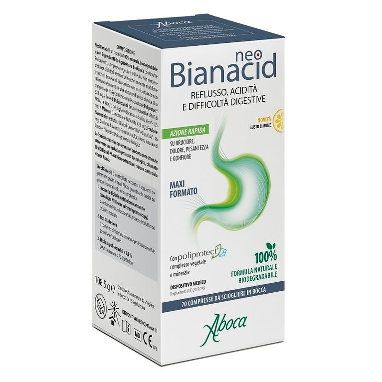 neobianacid 70 compresse limone