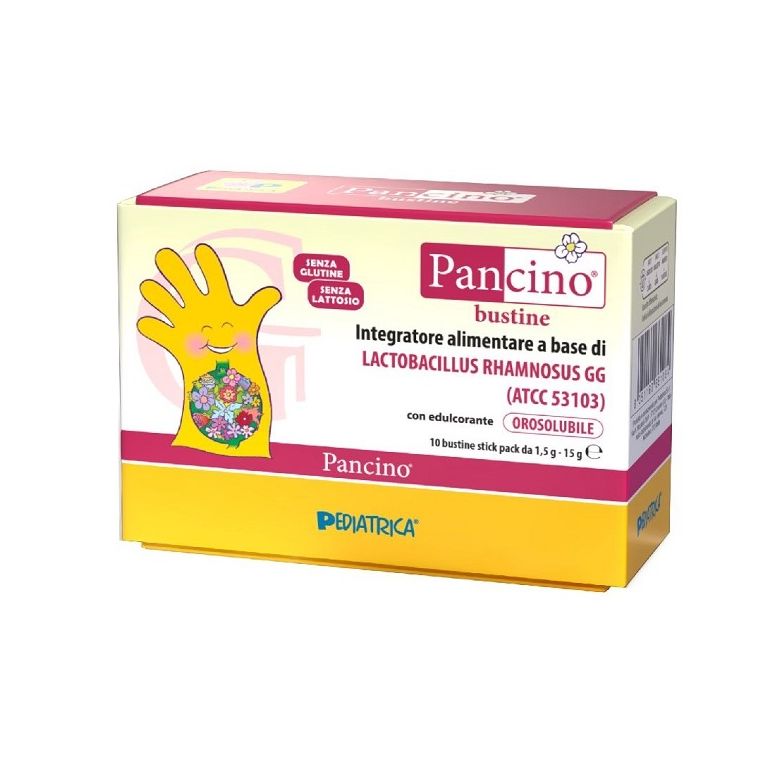 pancino 10 bustine stick pack da 1,5 g con edulcorante senzaglutine senza lattosio