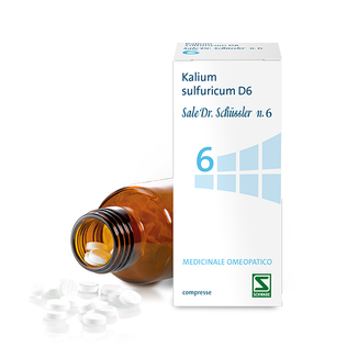 KALIUM SULFURICUM D6 SALE DR.SCHUSSLER N.6 D6 200 cpr flacone