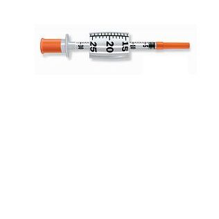 SIRINGA PER INSULINA PIC INSUMED 0,3 ML 100 UI SPAZIO ZERO AGO 31 GAUGE 8 MM 3 SACCHETTI DA 10 PEZZI