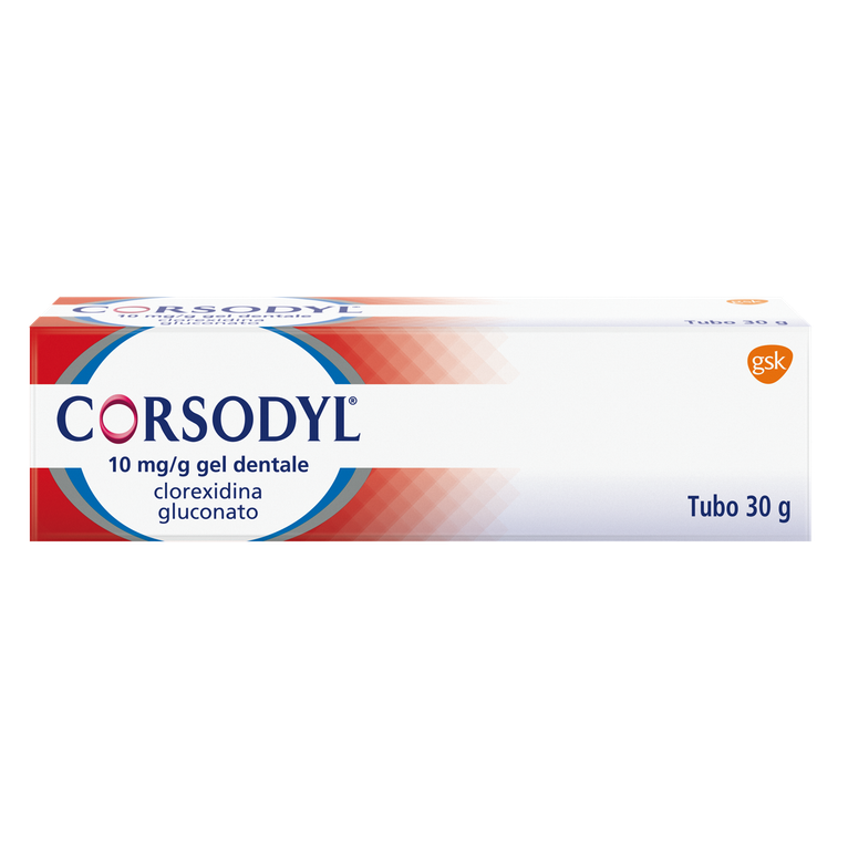 corsodyl gel dentale tubo 30 g 1 g/100 g