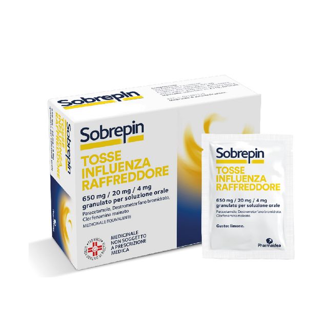 sobrepin-tosse-influenza-raffreddore-orale-10-buste-650-mg-plus-20-mg-plus-4-mg