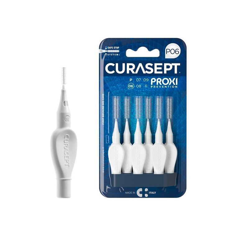 curasept proxi p06 bianco/white 6 pezzi