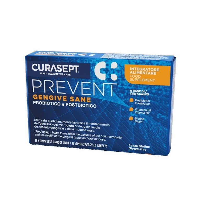 curasept prevent gengive sane 16 compresse orosolubili