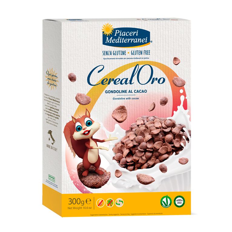 piaceri mediterranei cerealoro gondoline cacao 300 g