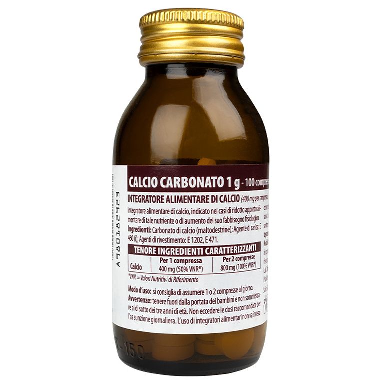 calcio carbonato nuova formula 1 g 100 compresse