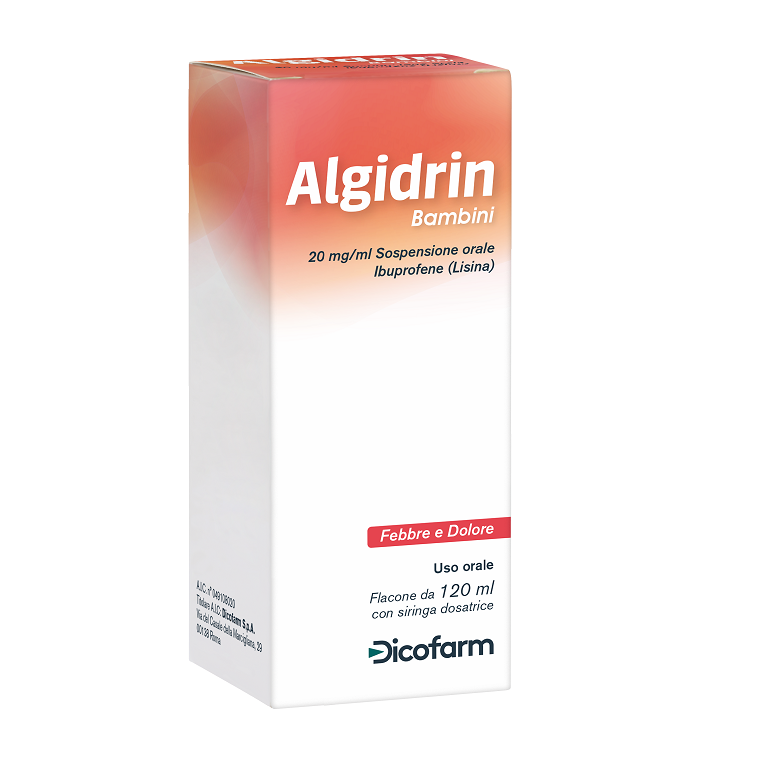 algidrin bb orale sosp 120 ml 20 mg/ml + siringa 5 ml