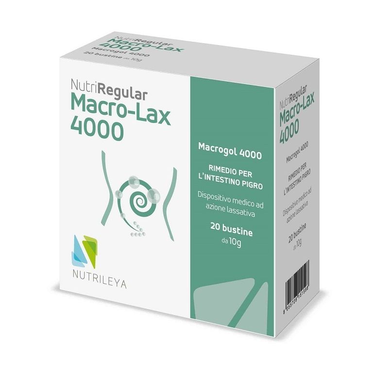nutriregular macro lax 4000 20 bustine da 10 g