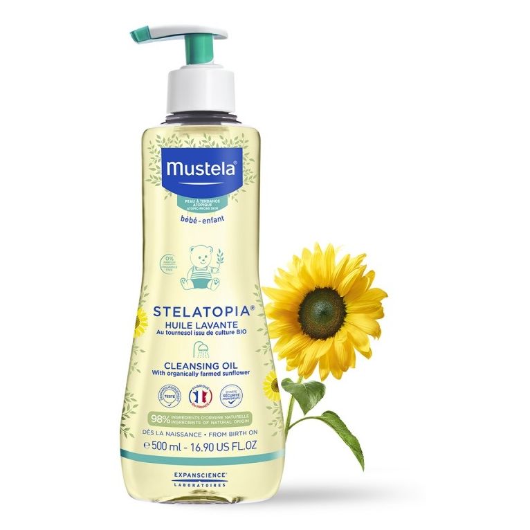 mustela stelatopia olio bagno 500 ml