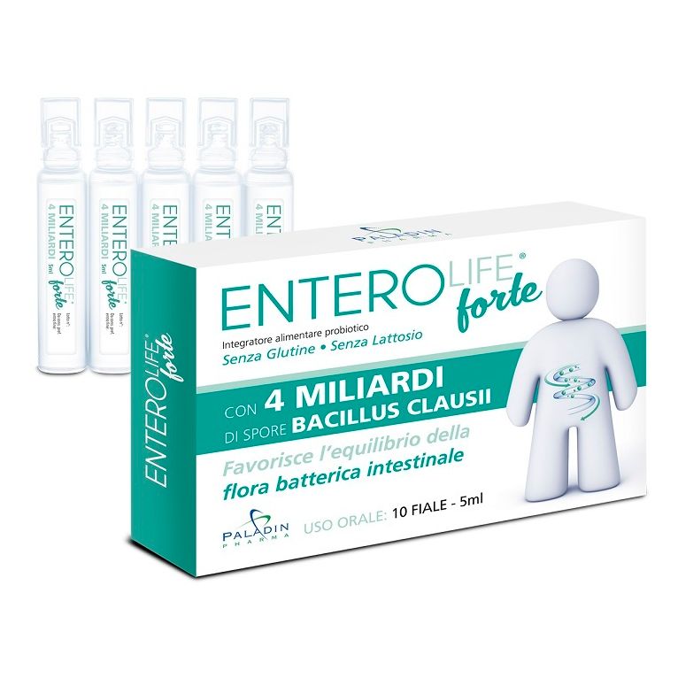 enterolife forte 4 miliardi 10 fiale da 5 ml