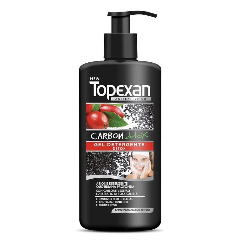 new topexan gel detergente carbon detox 200 ml