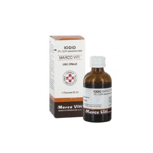 IODIO (MARCO VITI) orale soluz 20 ml 2% + 2,5%