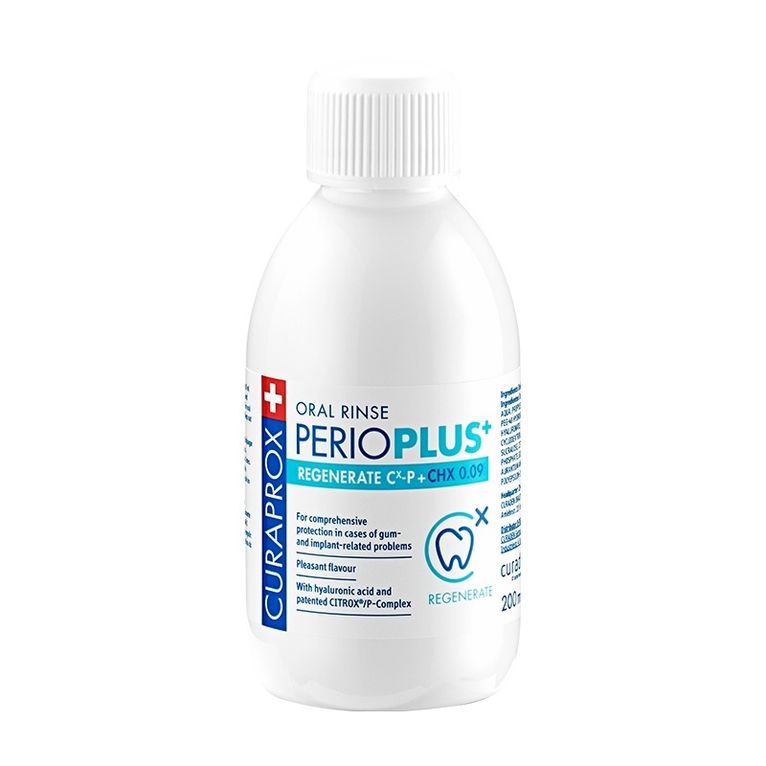 curaprox perioplus+ regenerate chx 0,09% 200 ml