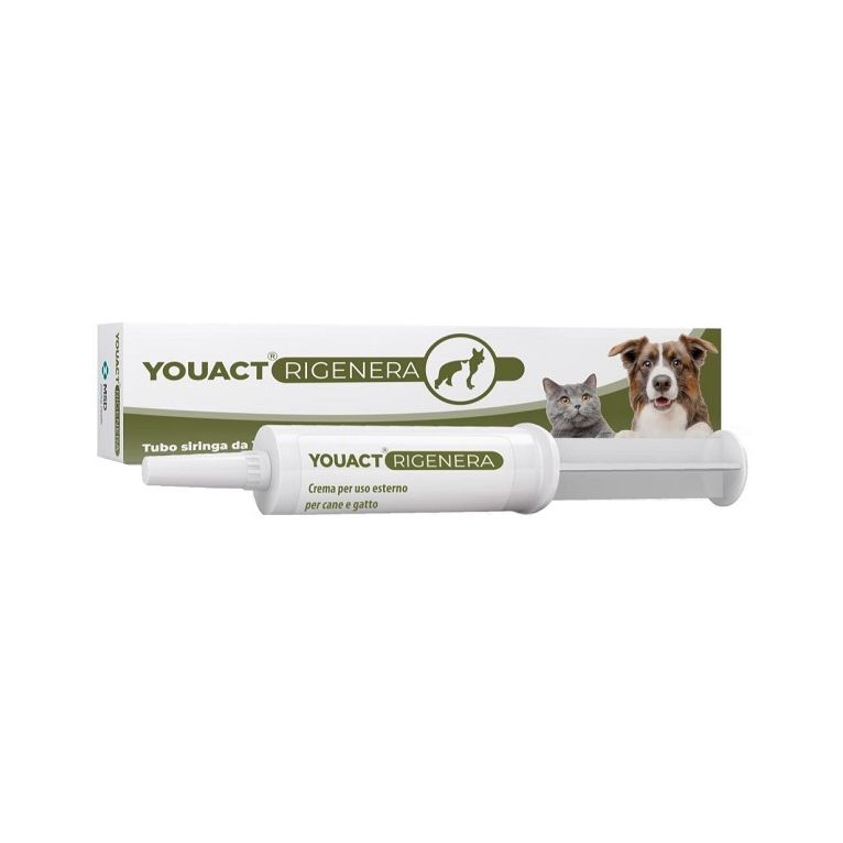 youact rigenera crema cane e gatto tubo siringa da 10 g