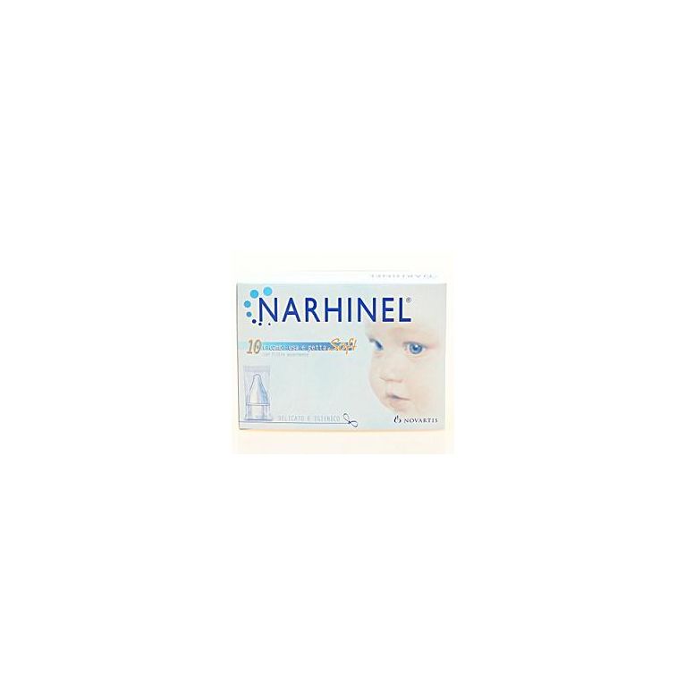 ricarica usa e getta per aspiratore nasale narhinel 10 pezzisoft articolo 526405
