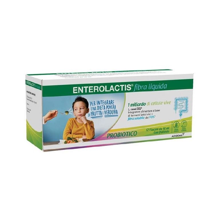 enterolactis fibra liquida 12 flaconcini da 10 ml