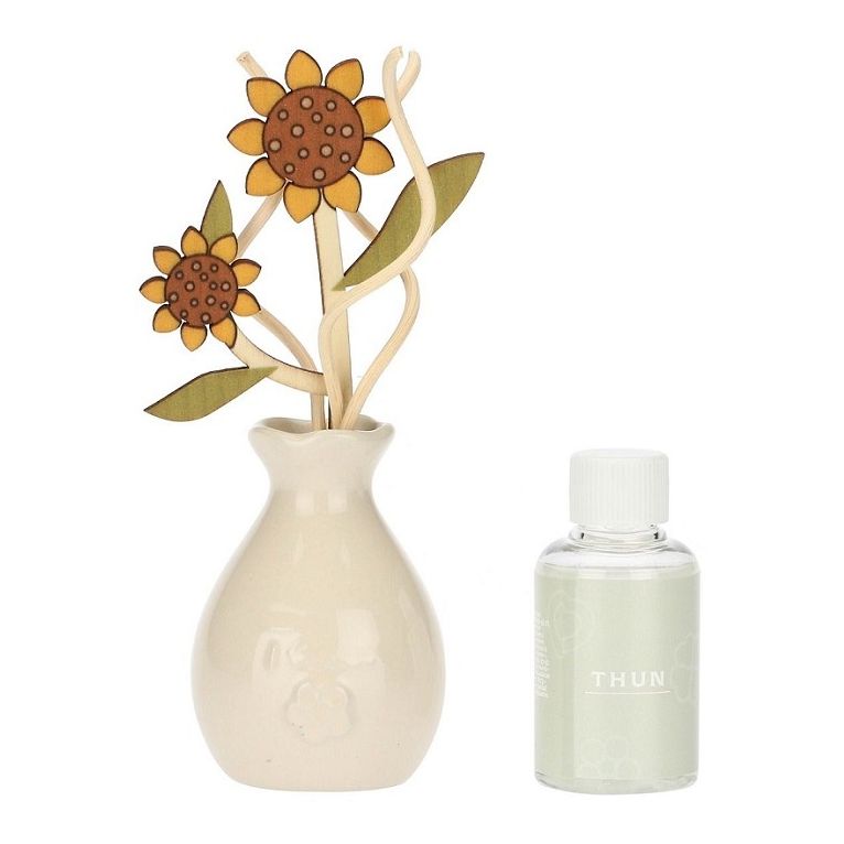 diffusore con bacchette + refil girasole