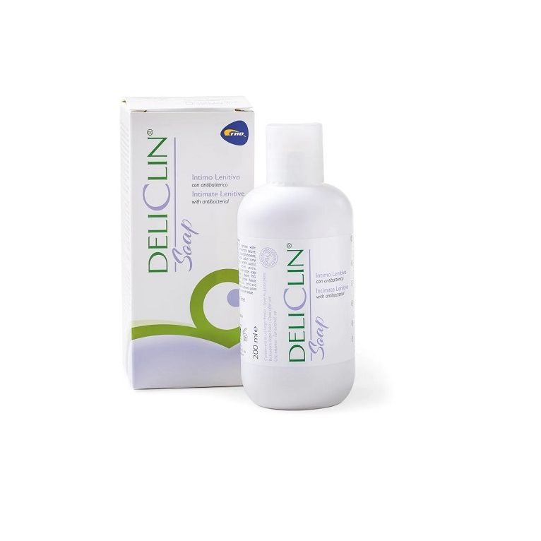 deliclin soap detergente intimo lenitivo con antibatterico 200 ml