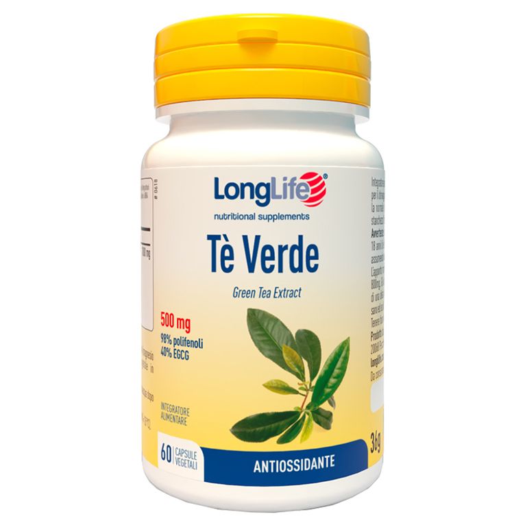 longlife te' verde 500mg 60 capsule