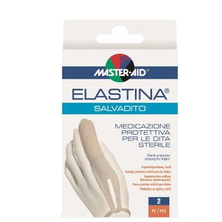 MASTER-AID ELASTINA SALVADITO MEDICAZIONE PROTETTIVA DITA STERILE 2 PEZZI