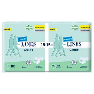PANNOLONE A MUTANDA LINES SPECIALIST CLASSIC SUPER MG 30 PEZZI