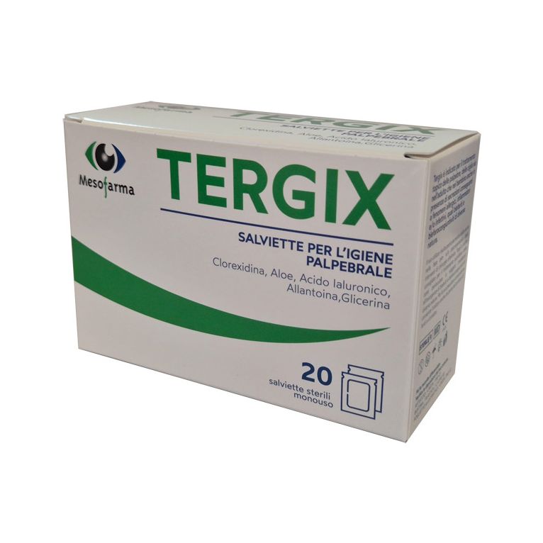 salviettina monouso sterili tergix per il trattamento dellazona perioculare 20 pezzi